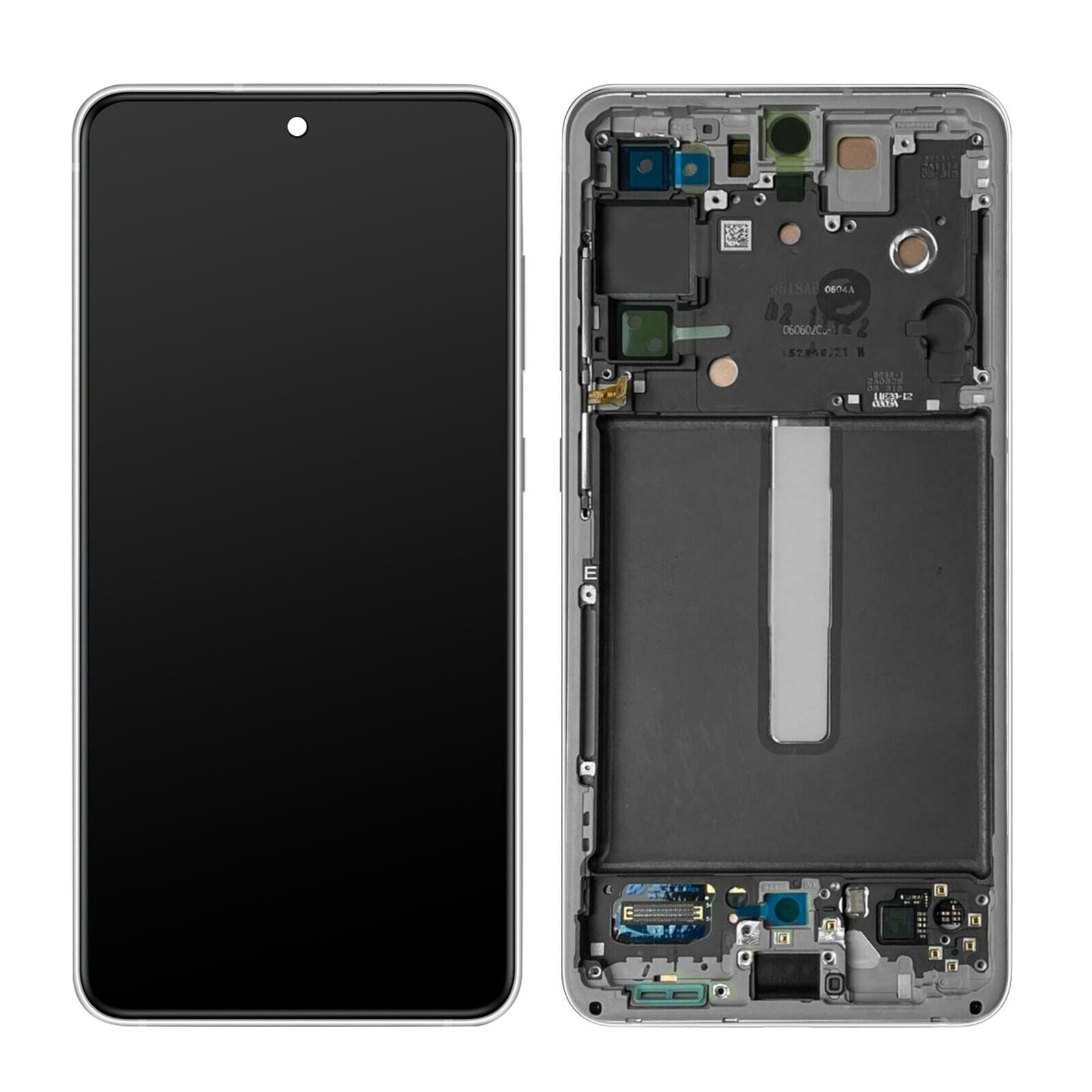 (Service Pack) LCD With Digitiser For Samsung Galaxy S21 FE G990B Silver